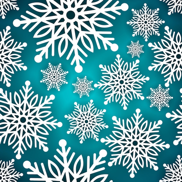 snowflake seamless pattern snow pattern with snowflakes festive christmas and new year background winter vector stock illustration