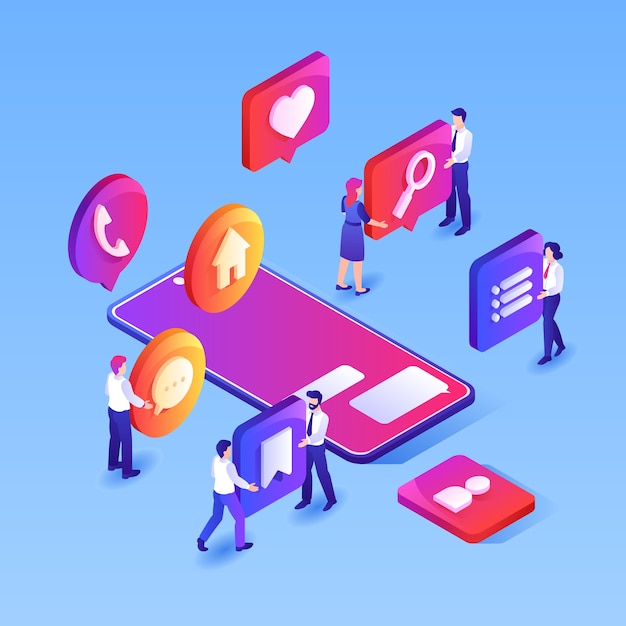 Social media notifications composition