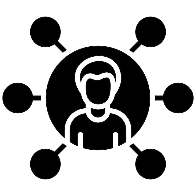 Social Network Vector Illustration Style