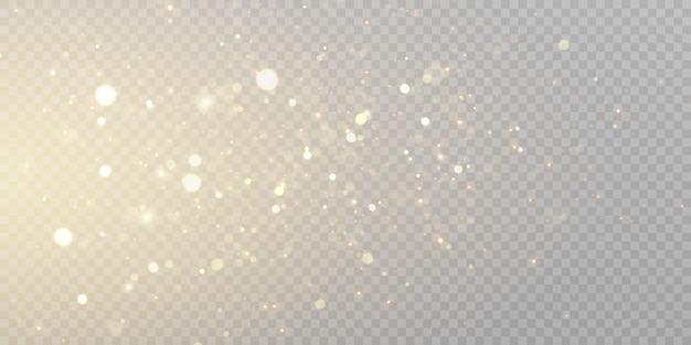 Soft bokeh and lights on a transparent backgroundVector 10 eps