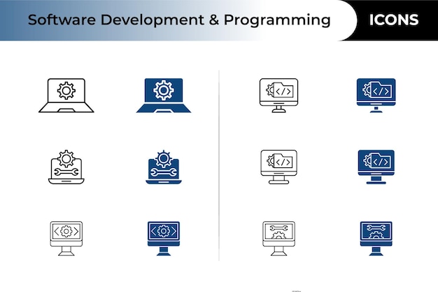 Software Development and Programming Icons