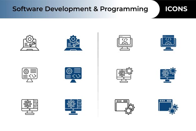 Software Development and Programming Icons