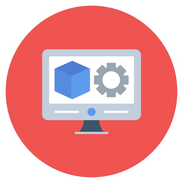 Software Flat Illustration
