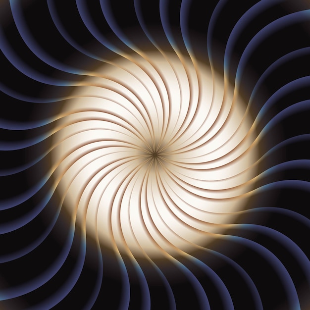 solid convoluted spiral ribs background design vector of iron and copper color