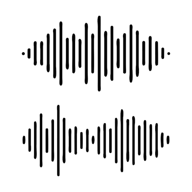 sound wave visualisation podcast sound waves set waveform pattern for music player podcast