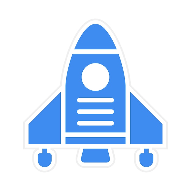 Spaceship icon vector image Can be used for Science Fiction