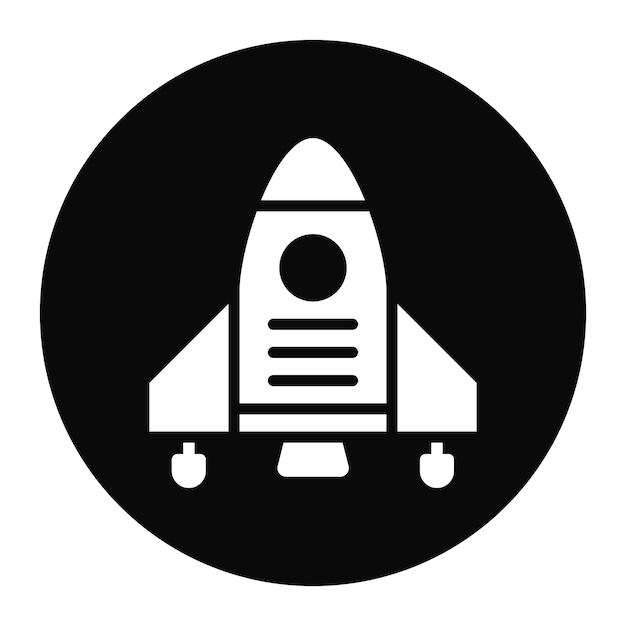 Spaceship icon vector image Can be used for Science Fiction