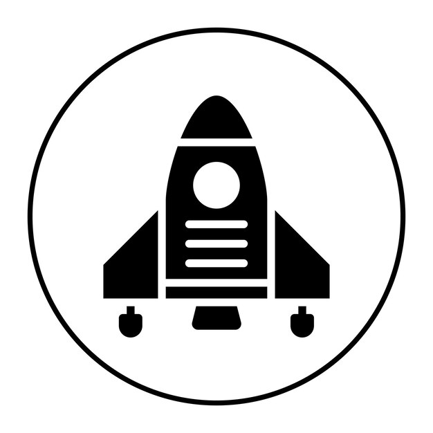 Spaceship icon vector image Can be used for Science Fiction