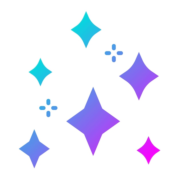 Sparkle vector icon Can be used for Party and Celebration iconset
