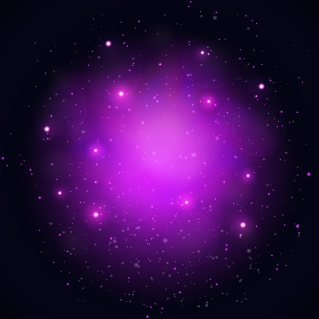 sparkly explosion particles effect with transparent background