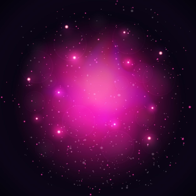 sparkly explosion particles effect with transparent background