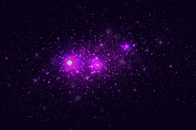 sparks of dust and shine with a special light explosion light effect with shiny flare particles