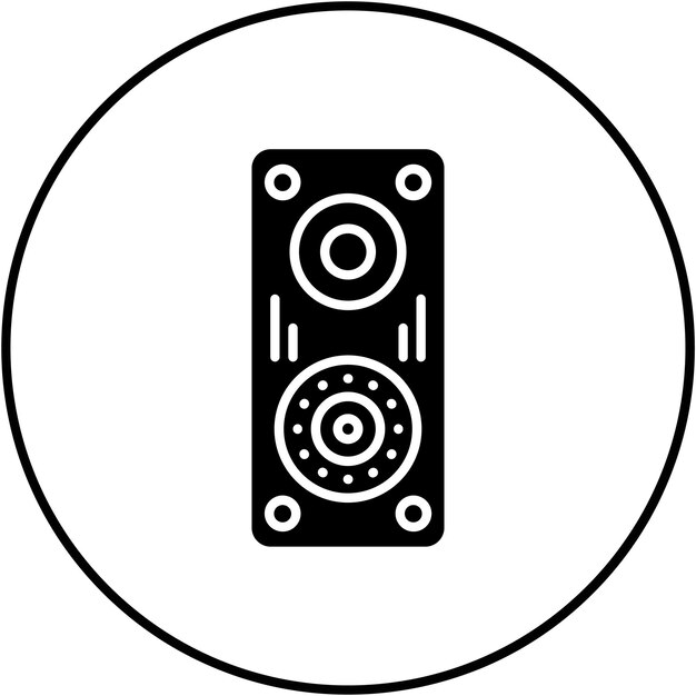Speaker icon vector image Can be used for Communication and Media