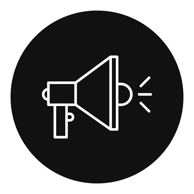 Speaker icon vector image Can be used for Electric Circuits
