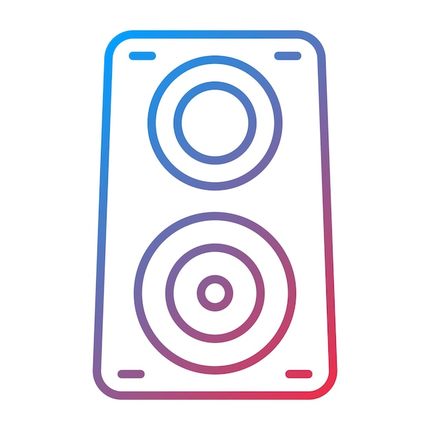 speakers icon vector image can be used for computer and hardware
