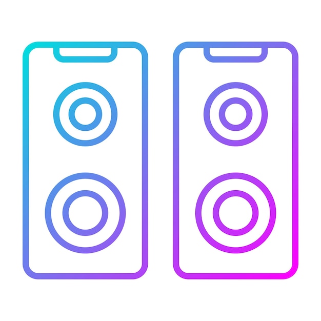 speakers vector icon can be used for computer and hardware iconset
