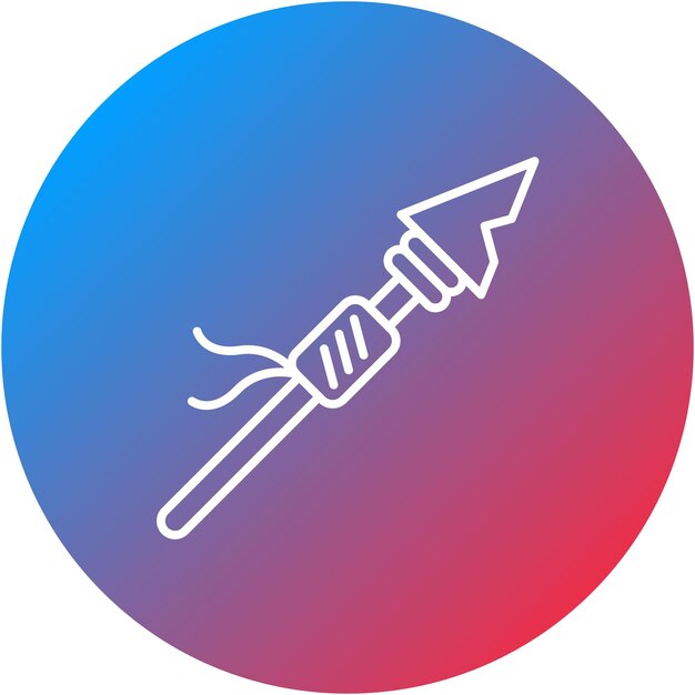 Spear icon vector image Can be used for Prehistoric