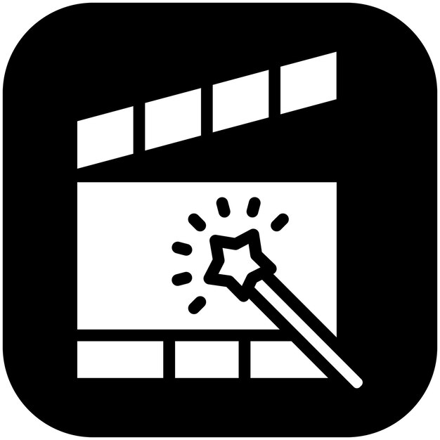 Special Effects vector icon illustration of Filmmaking iconset