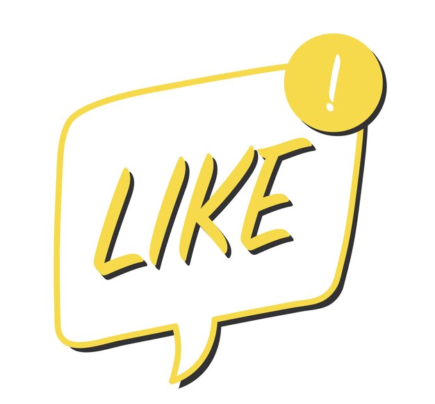 Speech bubble with expresion like word pop art flat style
