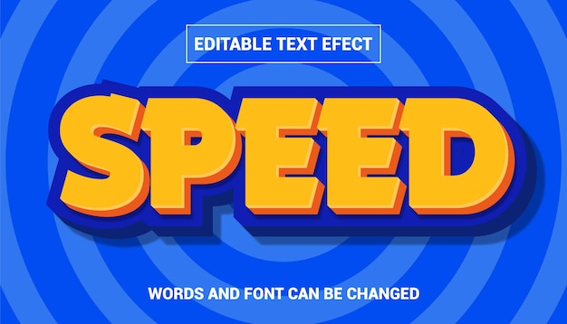 Speed Text Effect