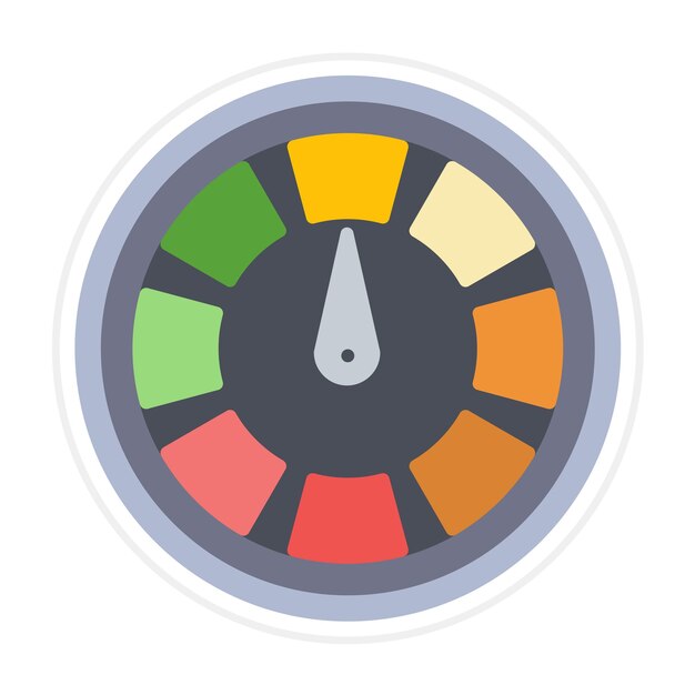 Speedometer vector icon Can be used for Auto Racing iconset