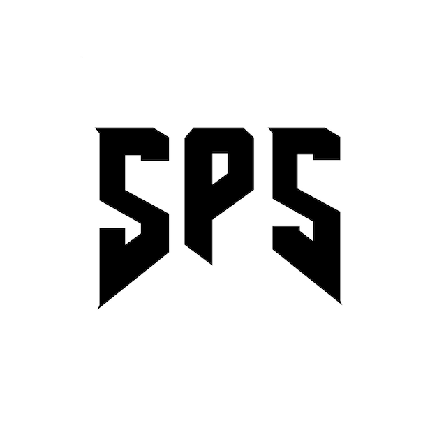 SPS letter logo design for technology company SPS logo design black and white color combination SPS logo SPS vector SPS design SPS icon SPS alphabet SPS typography logo design