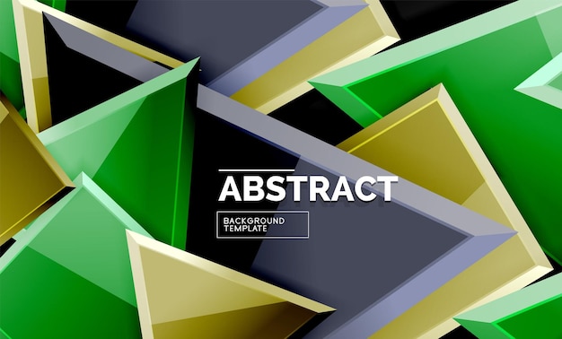 Squares and triangles geometrical background