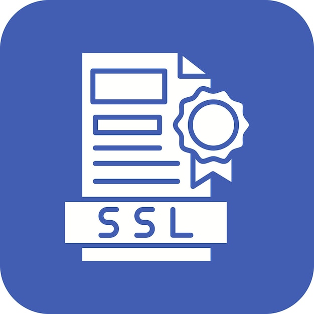 SSL File vector icon Can be used for Coding and Development iconset