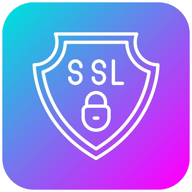 Ssl vector icon Can be used for User Experience iconset