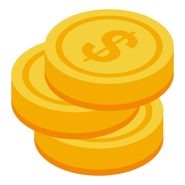 Stack of gold coins showing increasing profits
