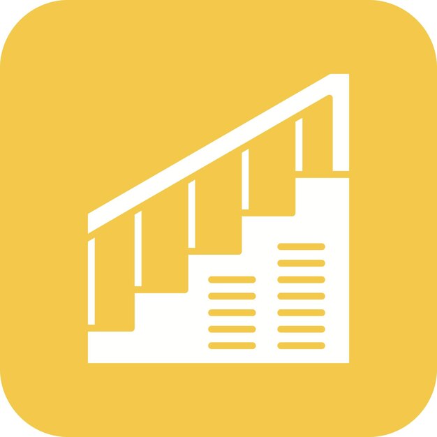 Staircase icon vector image Can be used for Home Improvements