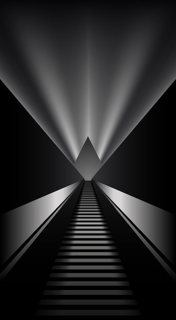 Stairs leading to success in business Vector illustration Sketch for creativity
