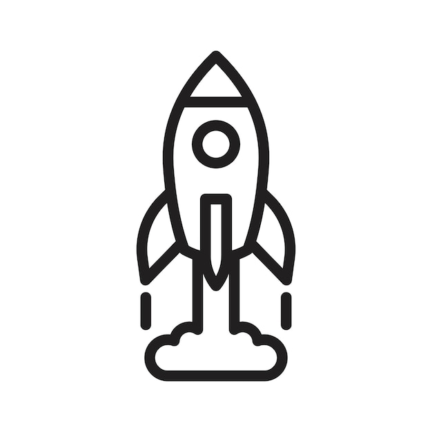 Startup icon Simple thin outline