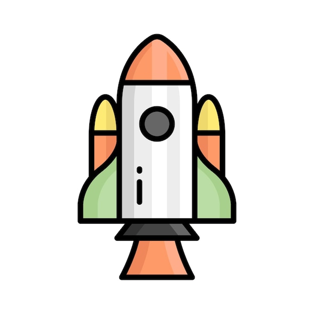 Startup launching of business vector icon