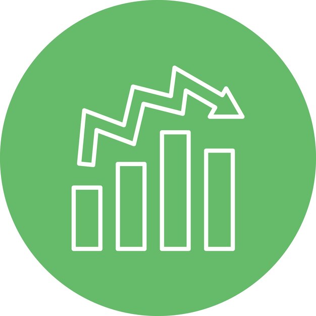 Stats icon vector image Can be used for Shopping Friday