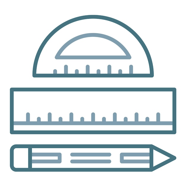 Stencil Flat Illustration
