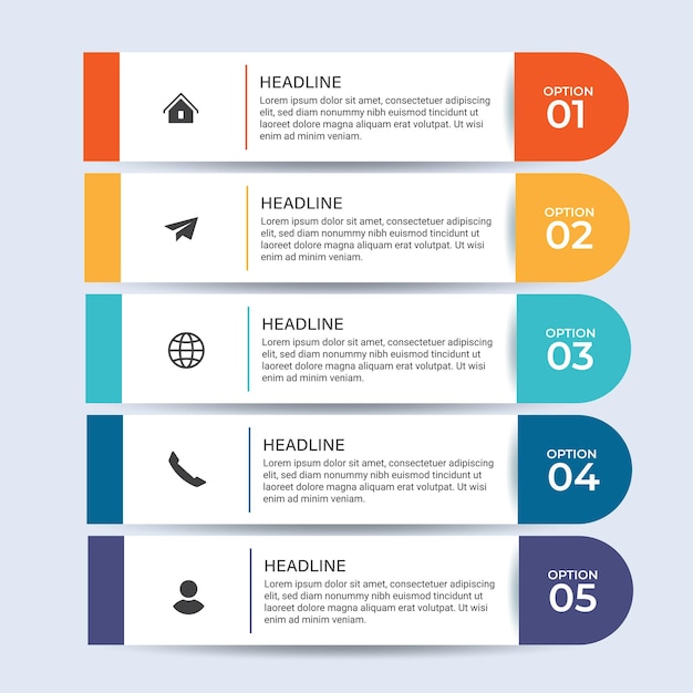 steps business data visualization timeline process infographic template design with icon
