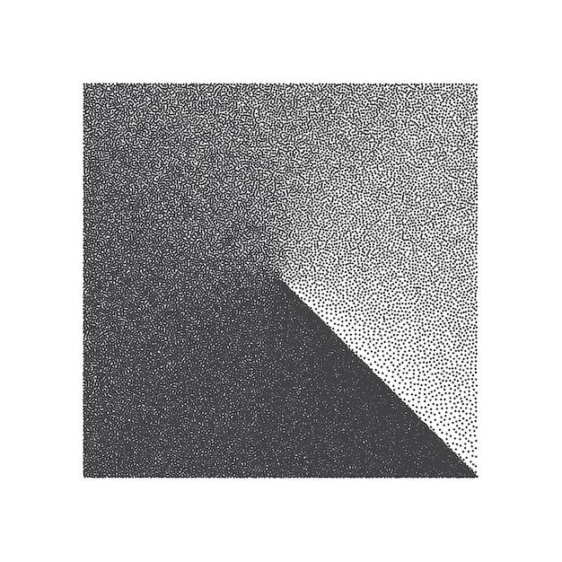Stippled Square Shape Minimalist Design Element