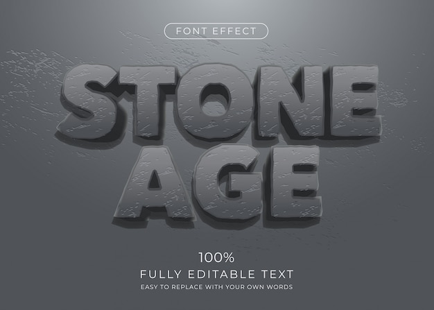stone text effect, editable style font with rock texture