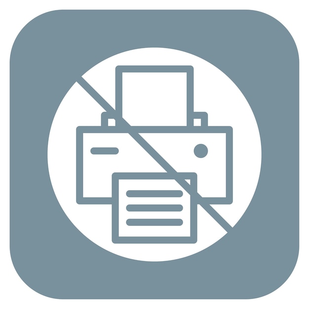 Stop icon vector image Can be used for 3d Printing