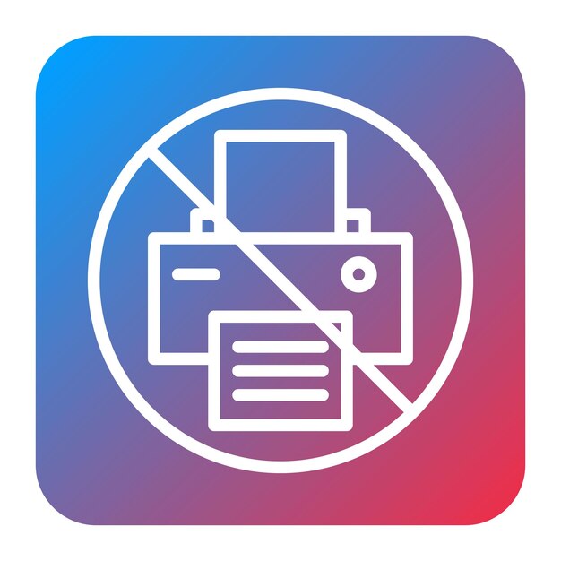Stop icon vector image Can be used for 3d Printing