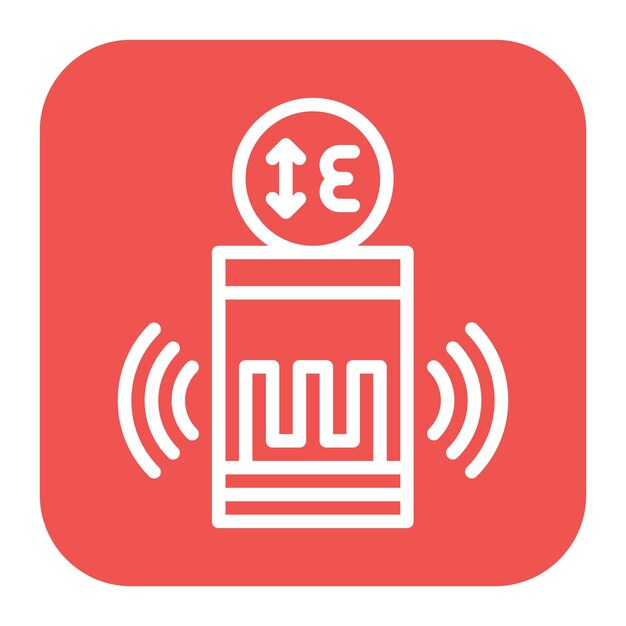 strain gauge sensor icon vector image can be used for sensors