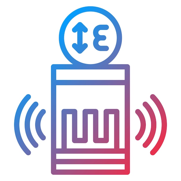 strain gauge sensor icon vector image can be used for sensors