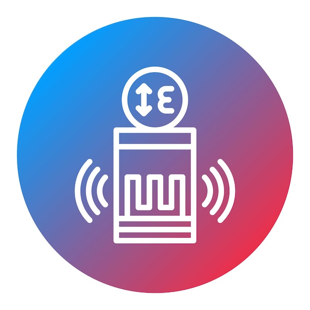 strain gauge sensor icon vector image can be used for sensors