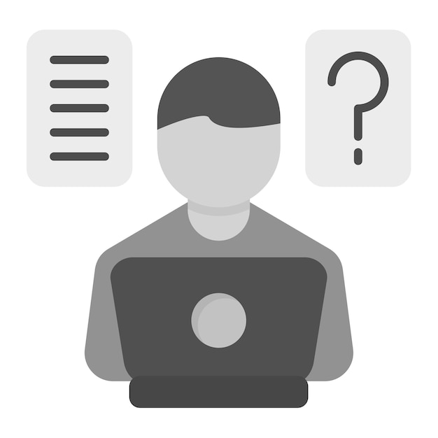 strategic consultant icon vector image can be used for digital nomad