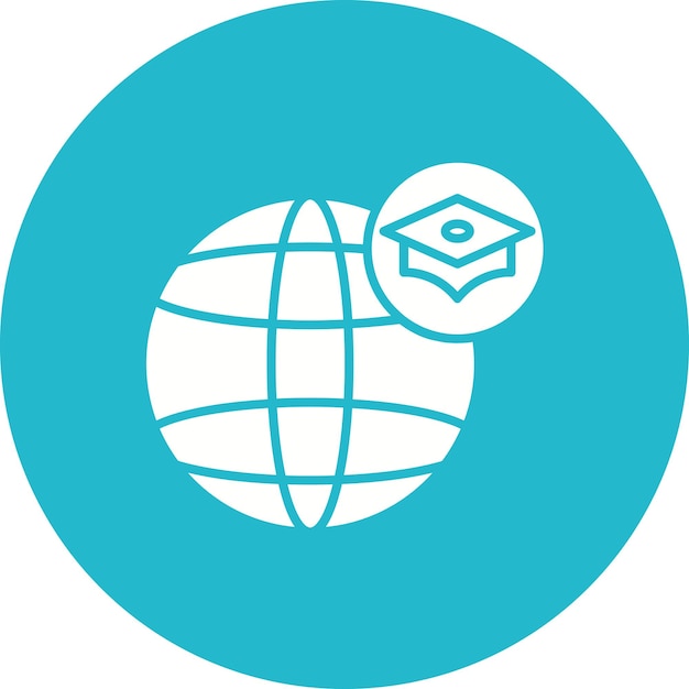 Study Abroad icon vector image Can be used for University