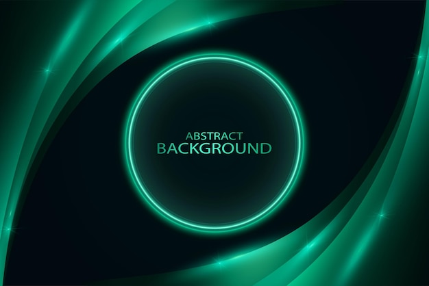 stylish gradient green abstract background vector file