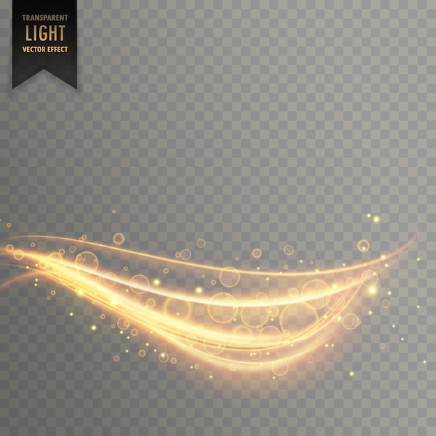 stylish transparent light effect in curvy style background