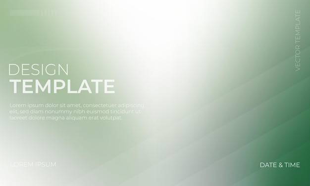 Stylish Vector Gradient grainy texture with green white and gray shades