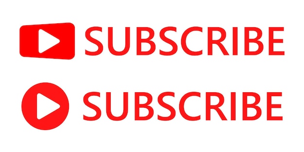 Subscribe buttons Vector illustration